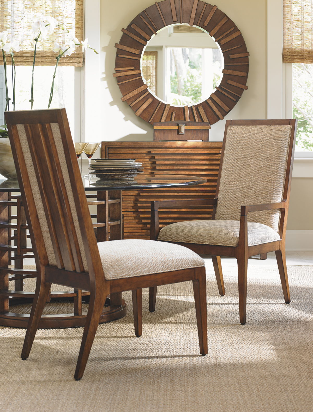 Island Fusion - Natori Slat Back Chair