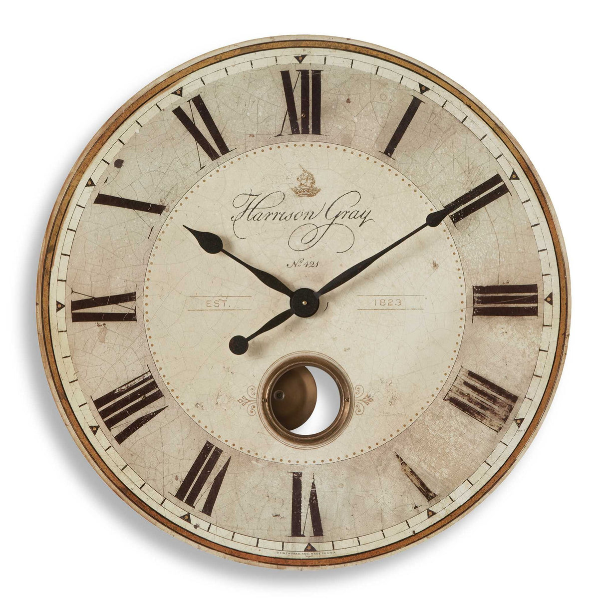 Harrison Gray - 30" Clock - Beige