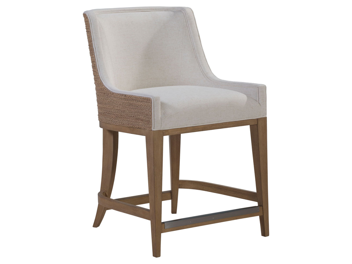 Simpatico - Simpatico Woven Back Bar Stool