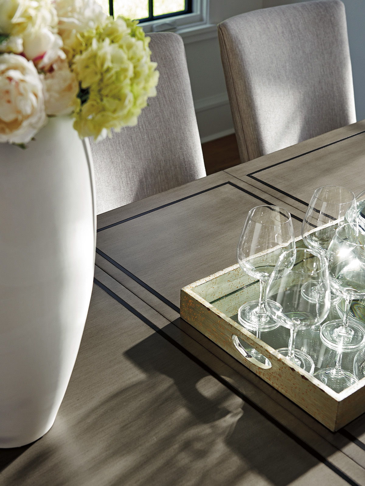 Ariana - Chateau Rectangular Dining Table - Dark Brown