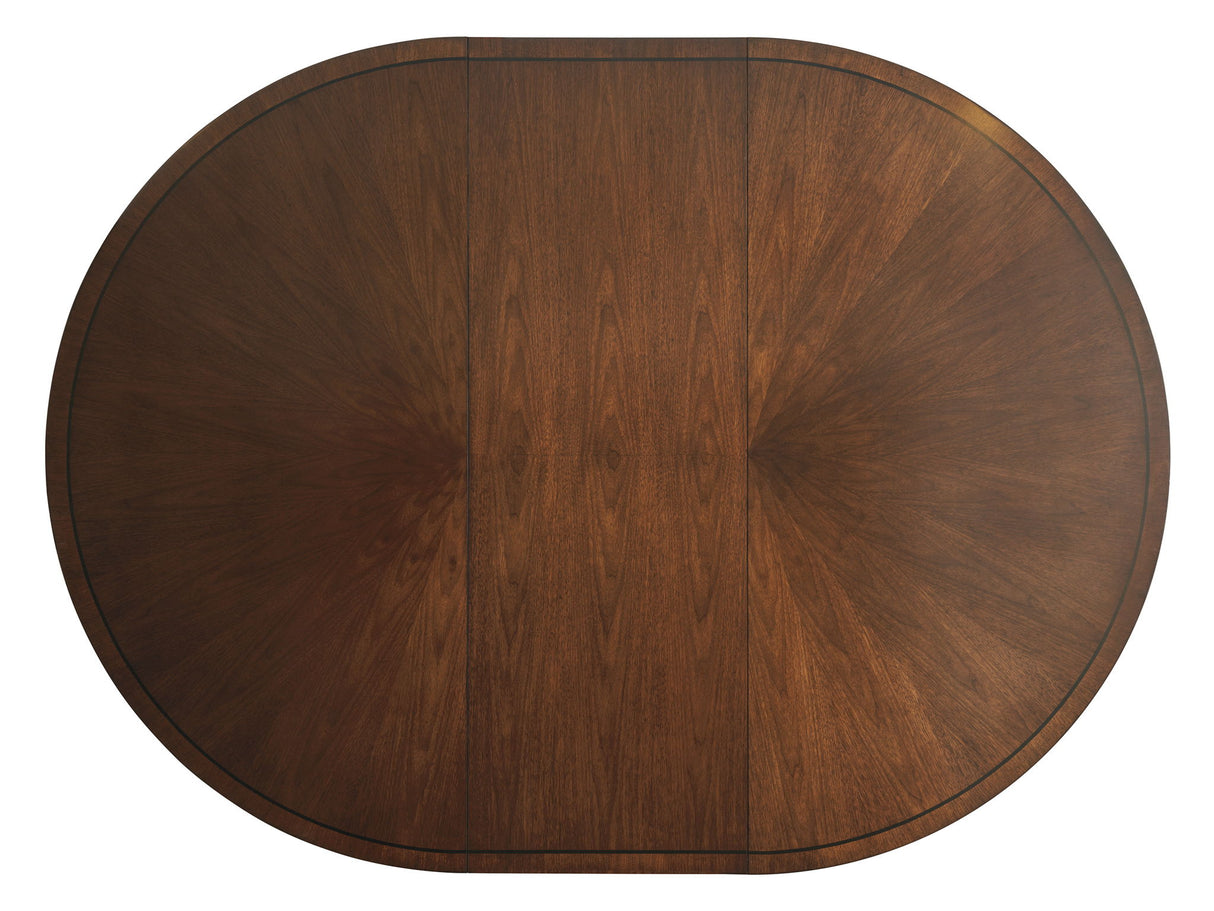 Rendezvous - Warwick Round Dining Table - Dark Brown
