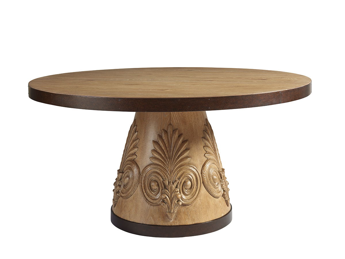 Los Altos - Weston Round Dining Table - Light Brown