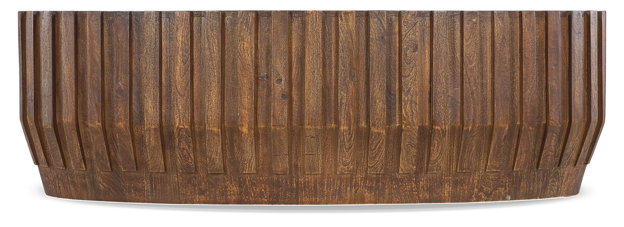 Commerce And Market - Gears Oval Cocktail Table - Bronze