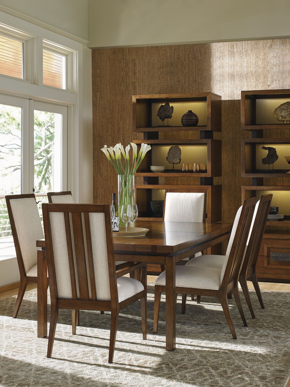 Island Fusion - Tonga Tiered Bookcase - Dark Brown