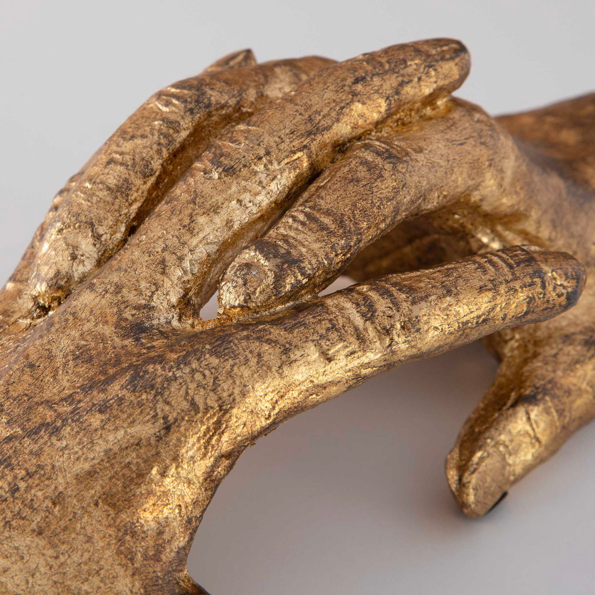 Hold My Hand - Sculpture - Gold