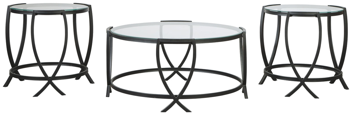 Tarrin - Occasional Table Set (Set of 3) - Black