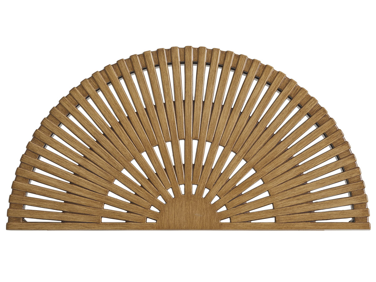 St Tropez - Demilune End Table - Light Brown