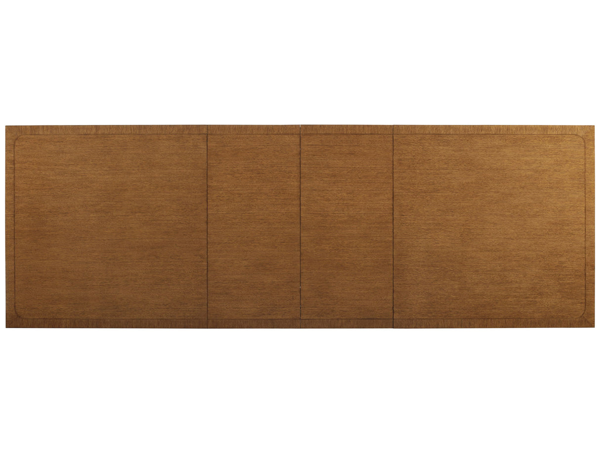 Palm Desert - San Marino Double Pedestal Dining Table - Dark Brown