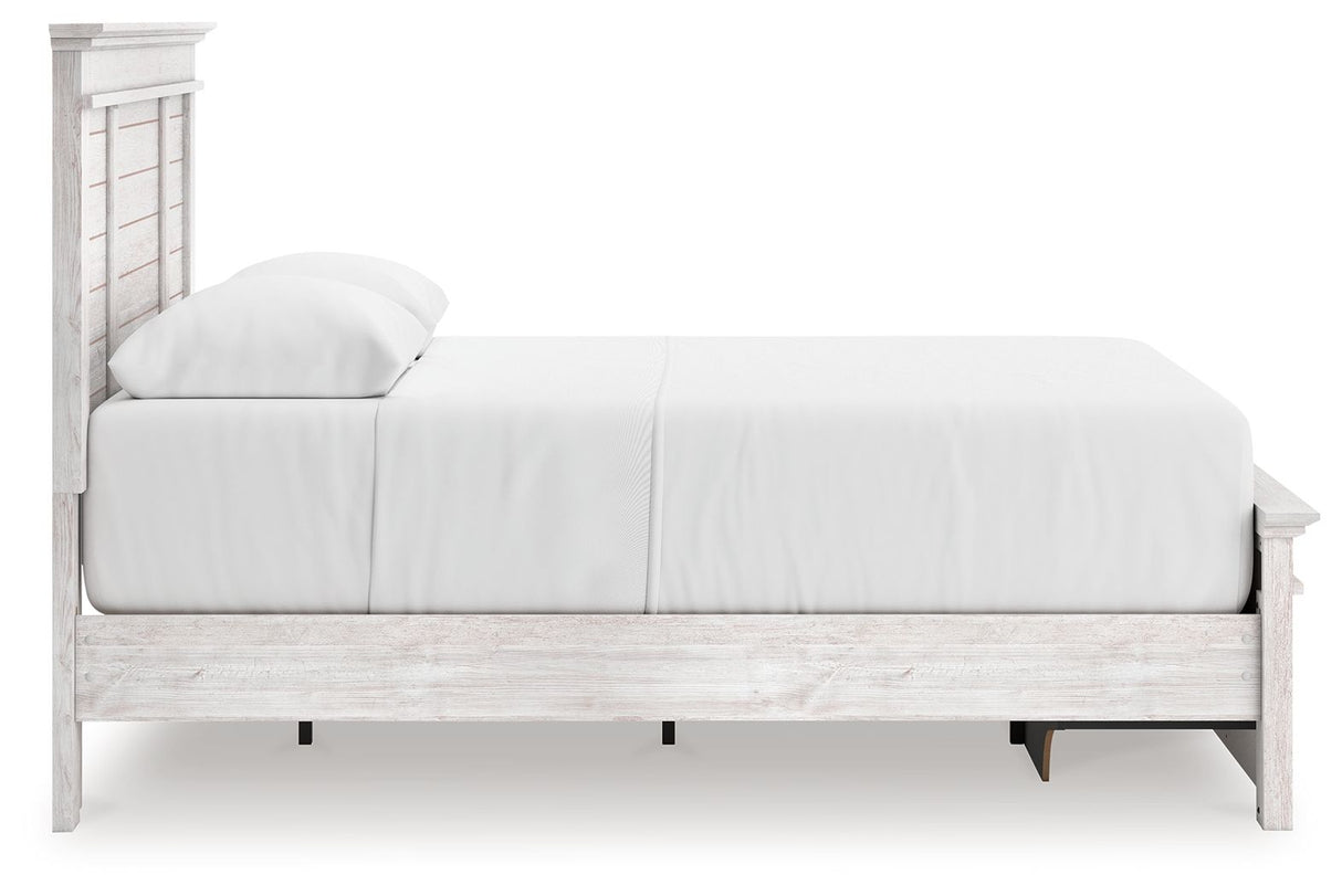 Makidern - Panel Storage Bed