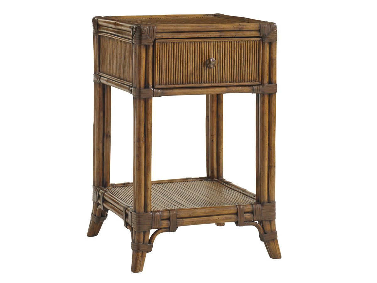 Bali Hai - Del Sol Bedside Table - Dark Brown