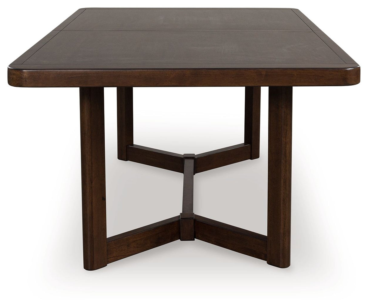Dilenno - Rectangular Dining Room Extension Table - Dark Brown