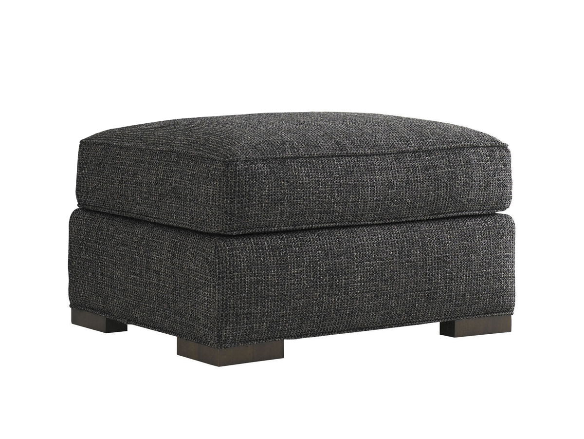 Tower Place - Edgemere Ottoman - Dark Gray