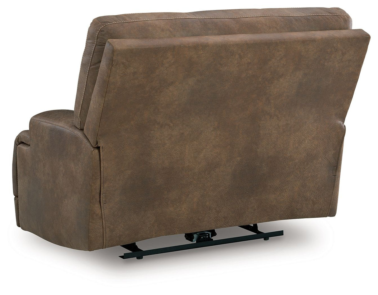 Beckley Place - Power Recliner With Adjustable Headrest - Earth