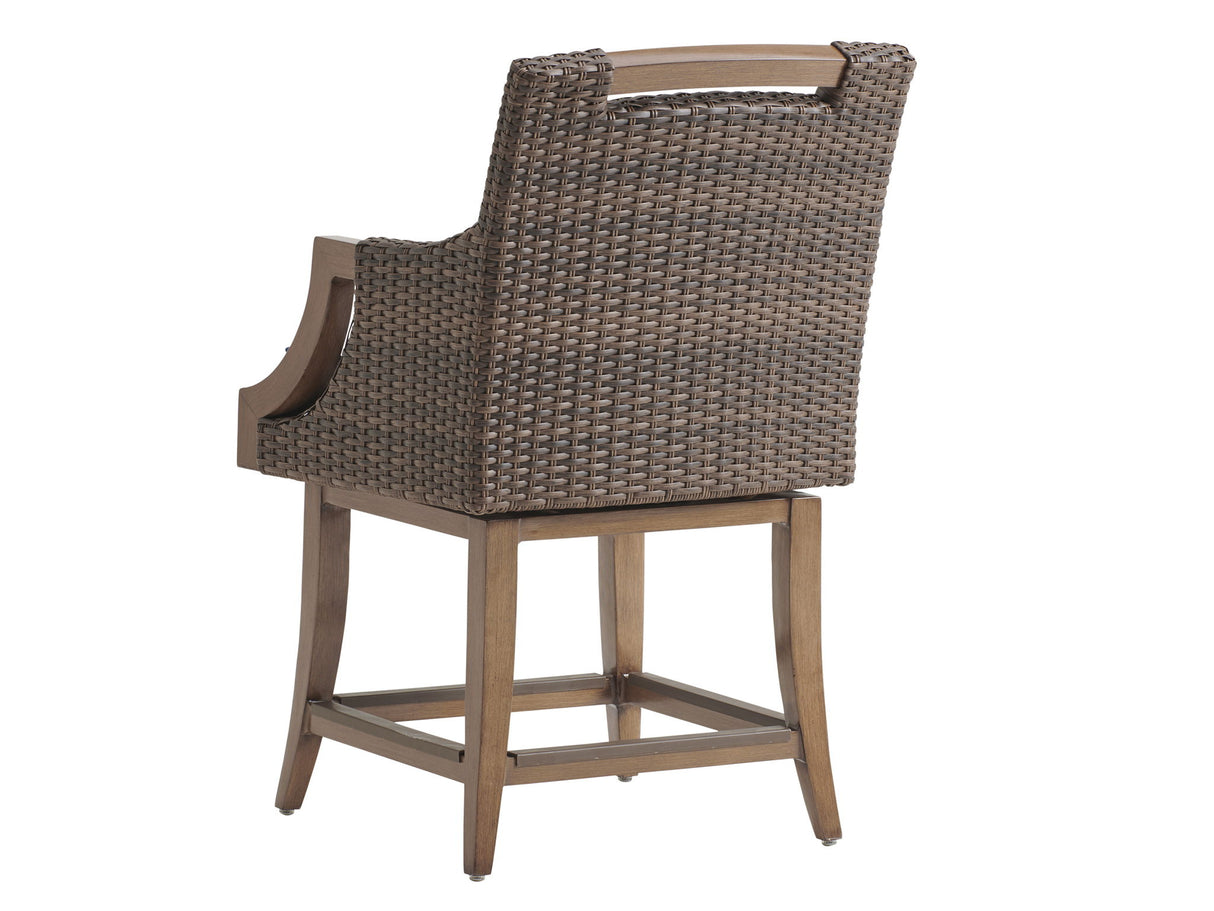 Harbor Isle - Counter Stool - Dark Brown