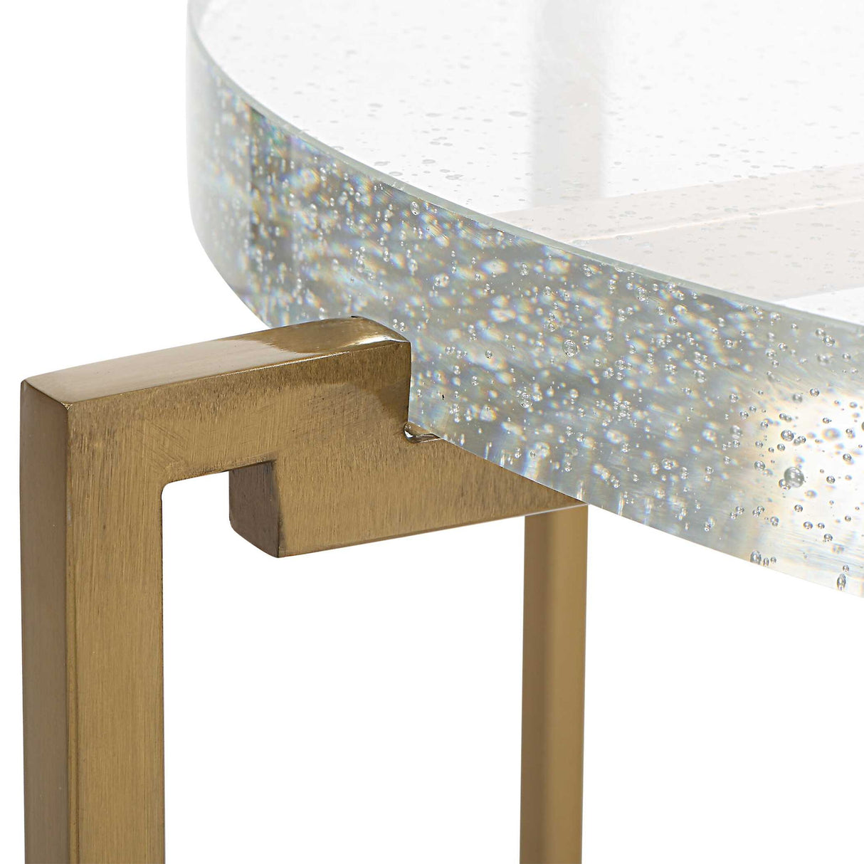 Star-Crossed - Glass Accent Table - Gold