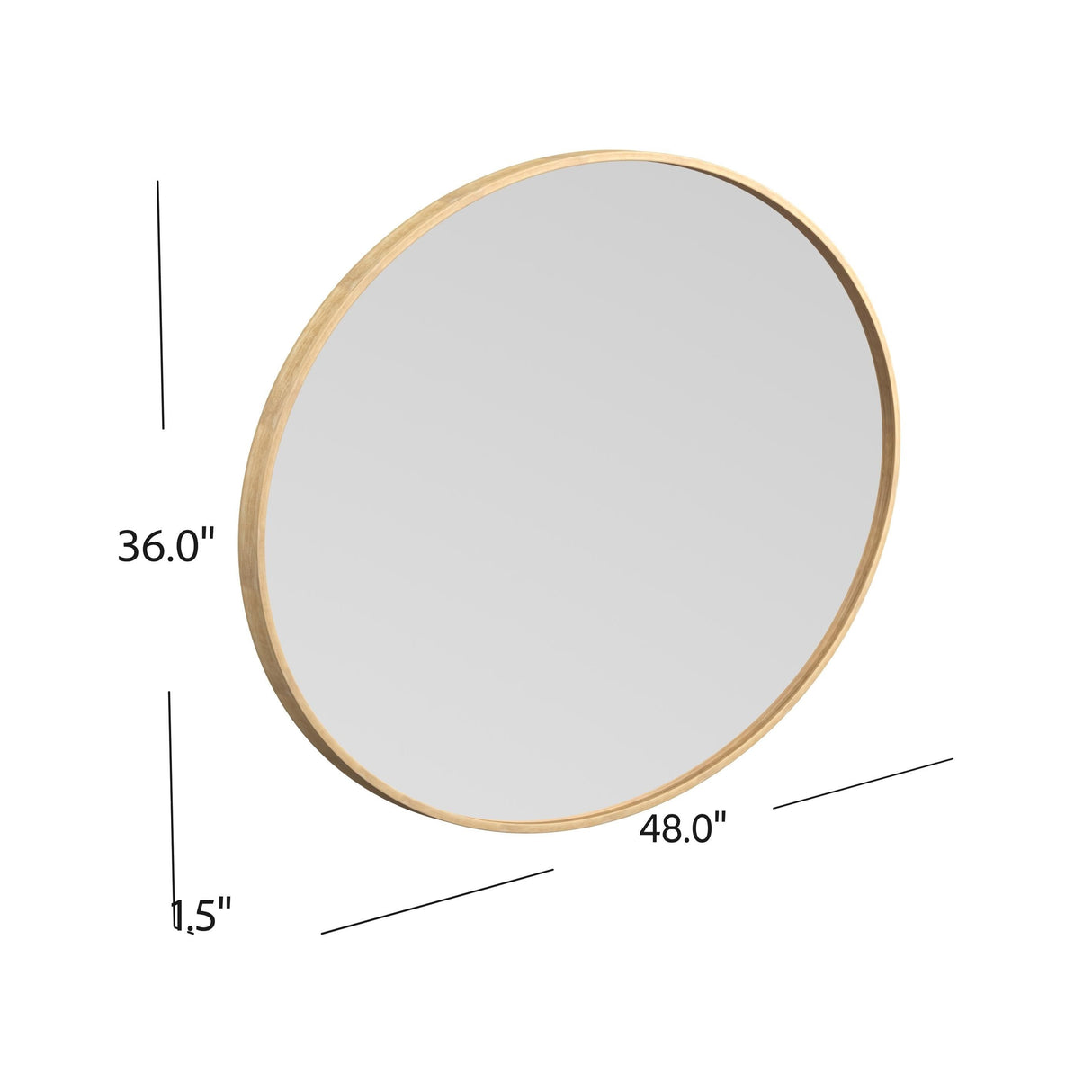 Brigitte - Wall Mirror - Gold