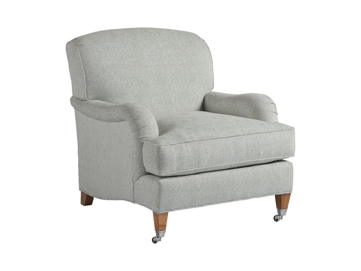 Barclay Butera Upholstery - Sydney Chair With Pewter Casters