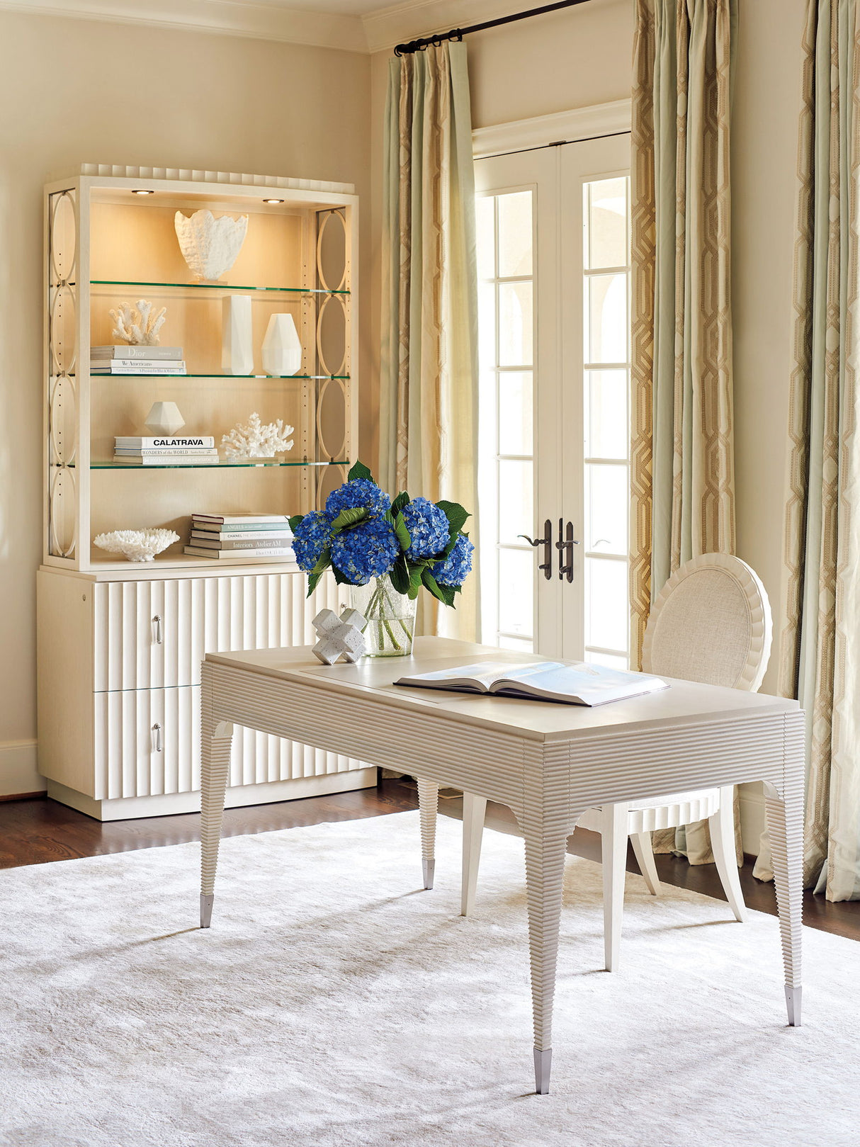 Cascades - Roslyn Writing Desk - Beige