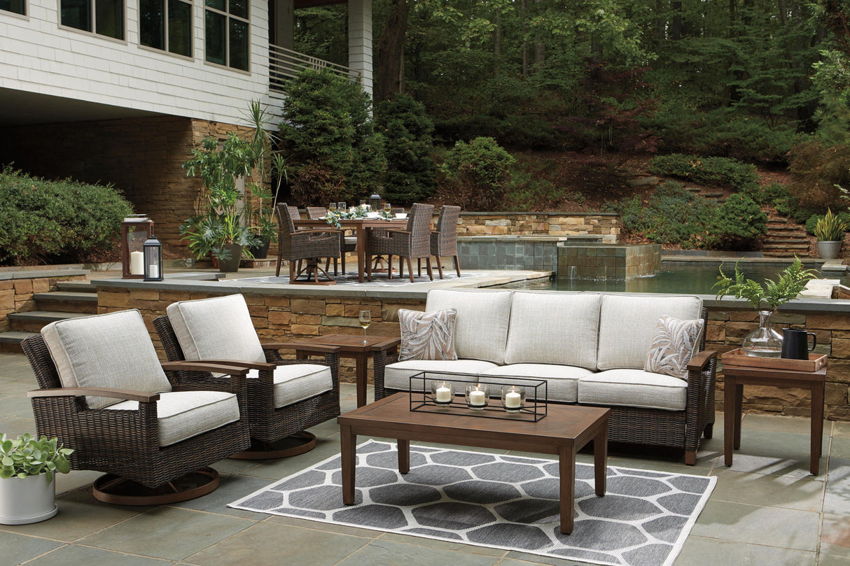 Chatham Railroad - Medium Brown - Sofa with Cushion