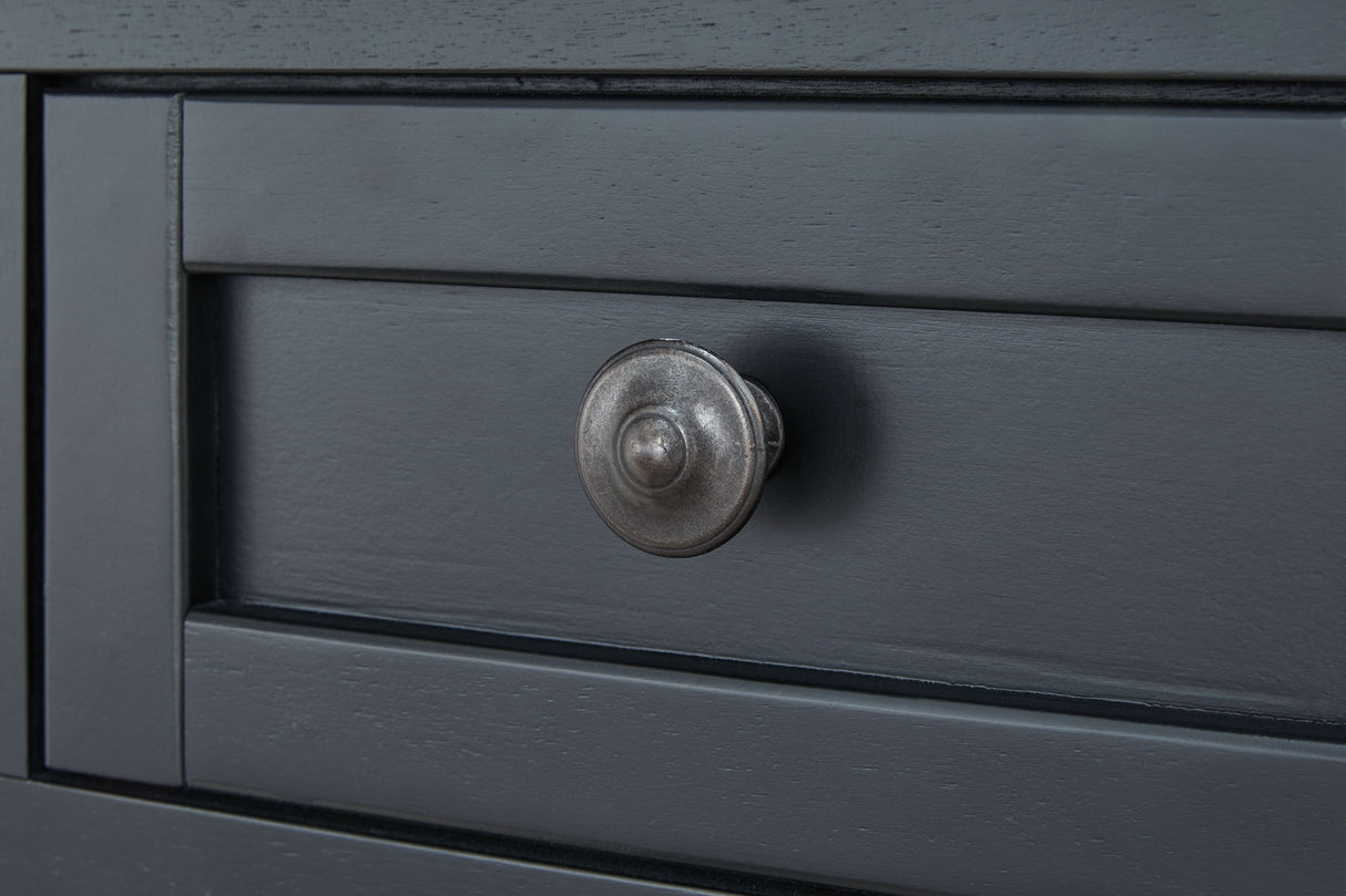 Wildenauer - Rectangular End Table - Brown / Black