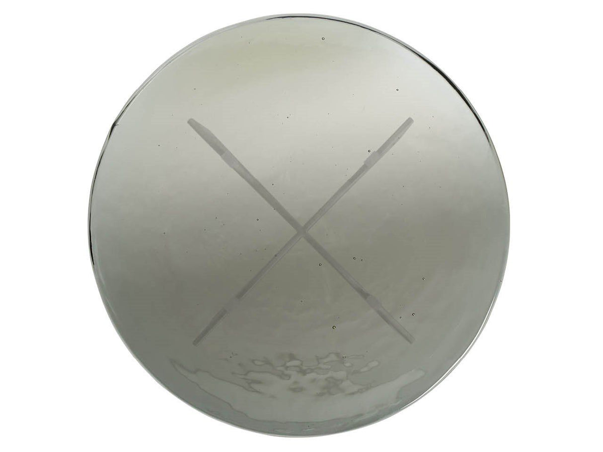 Avaline - Jordan Side Table - Pearl Silver / Gray