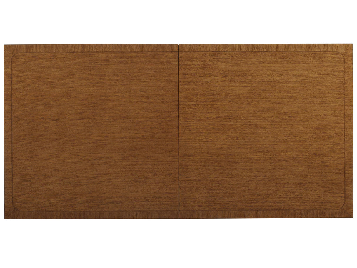 Palm Desert - San Marino Double Pedestal Dining Table - Dark Brown