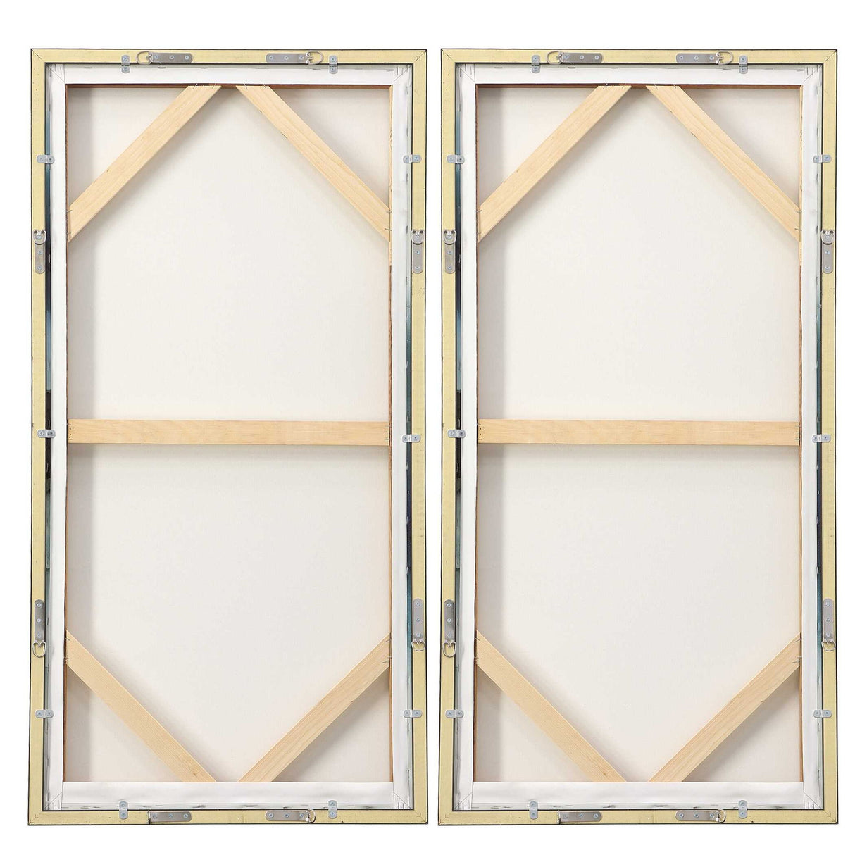 September Desert - Modern Watercolor Art (Set of 2) - Blue