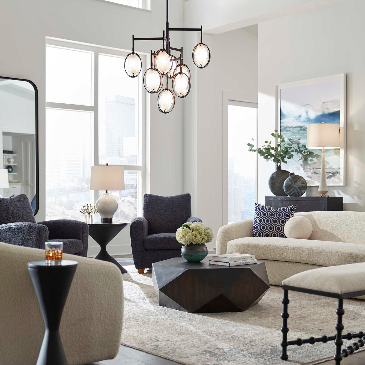 Volker - Coffee Table - Worn Black