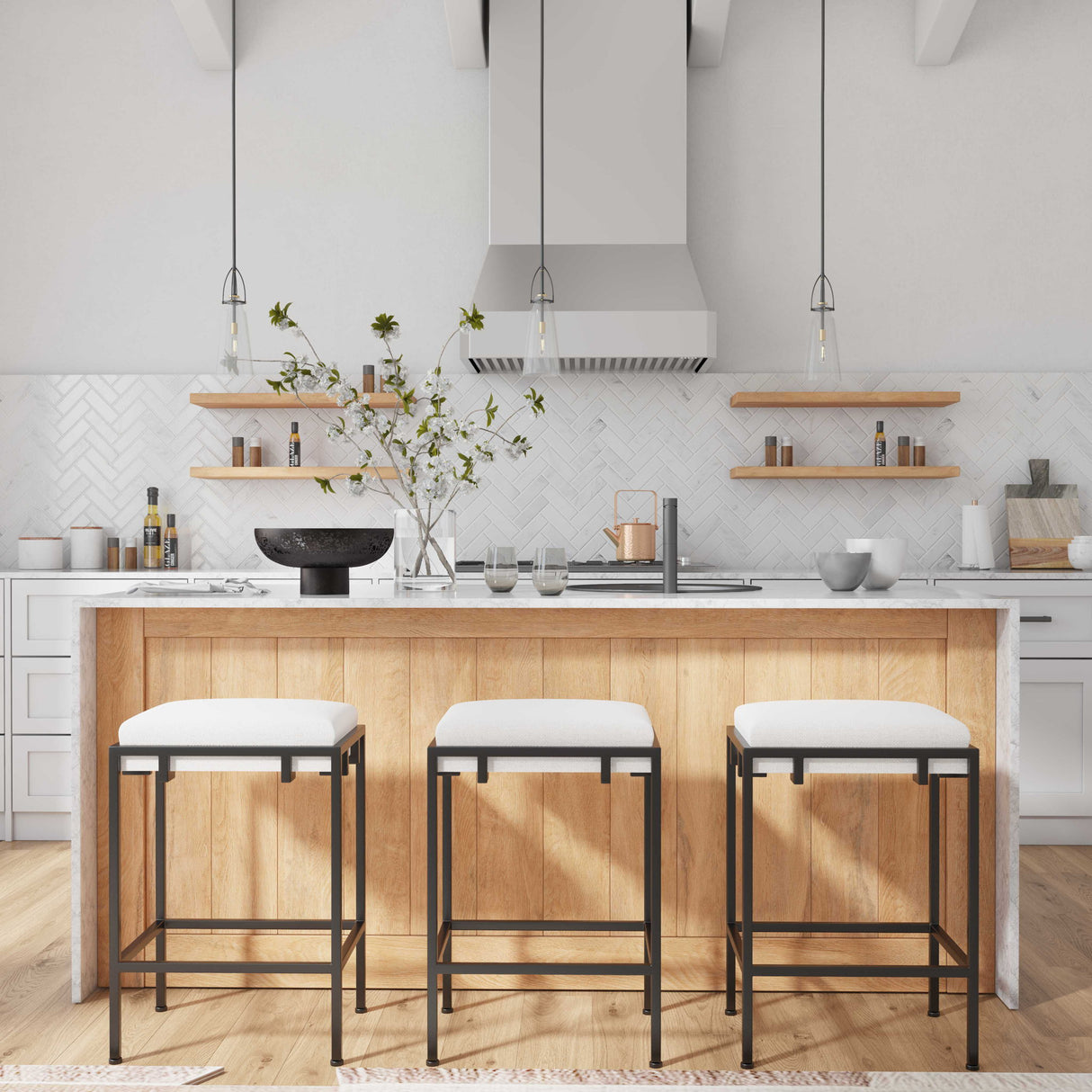 Paradox - Counter Stool - White