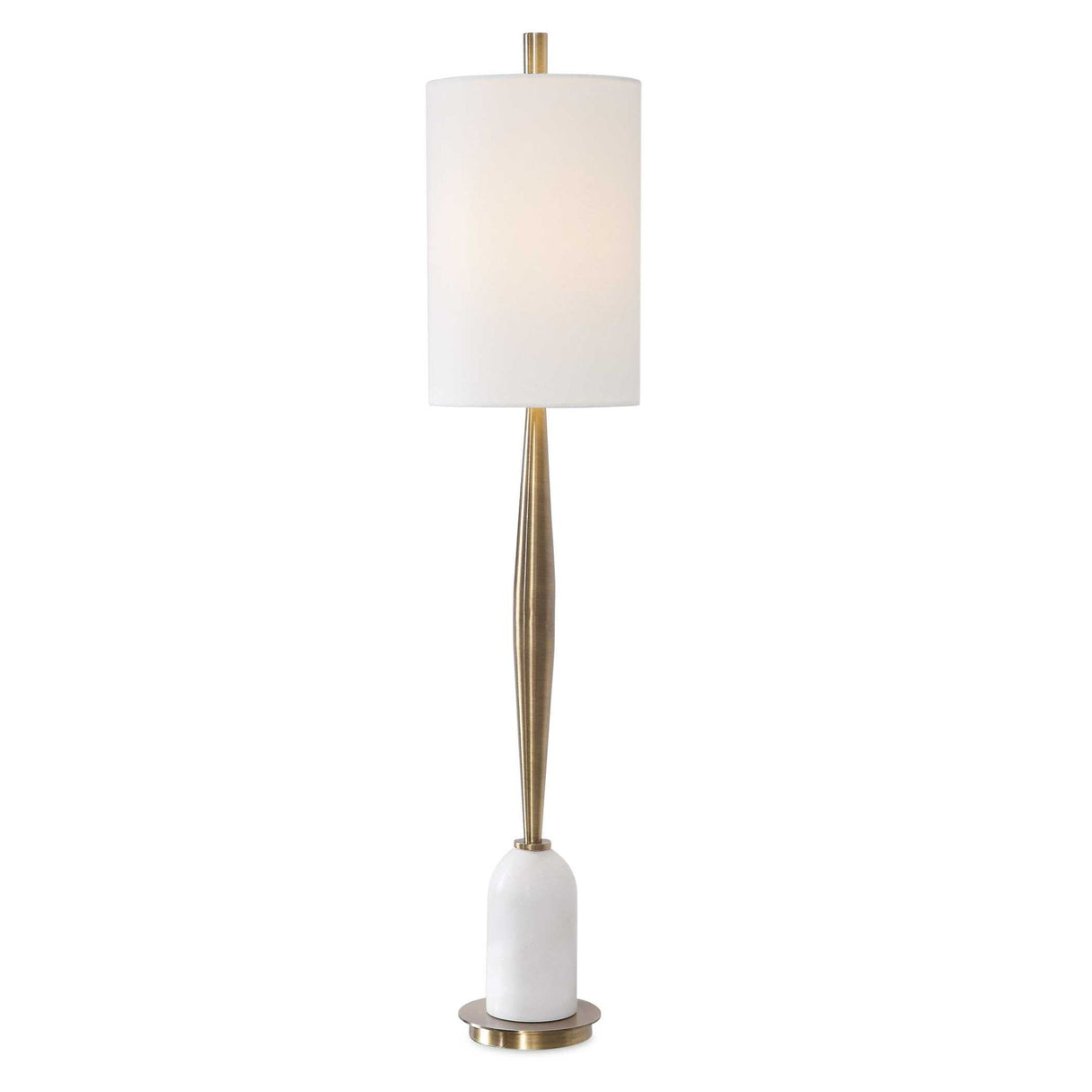 Minette - Mid-century Buffet Lamp - White
