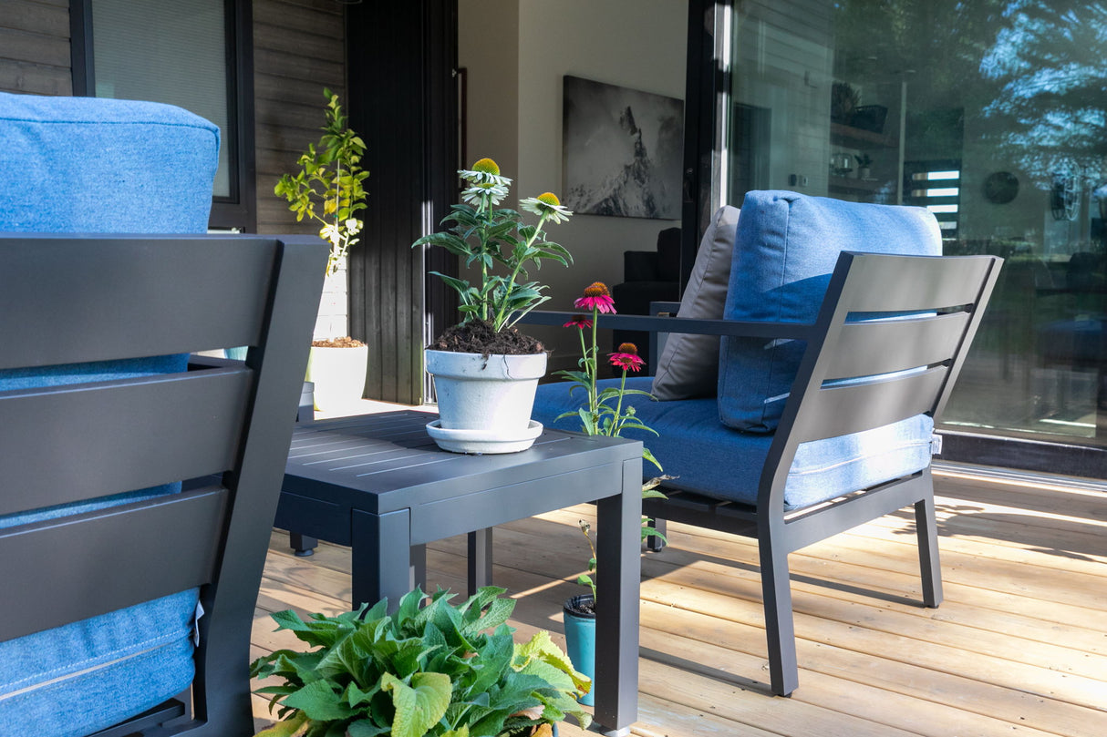 Vegas - End Table - Graphite