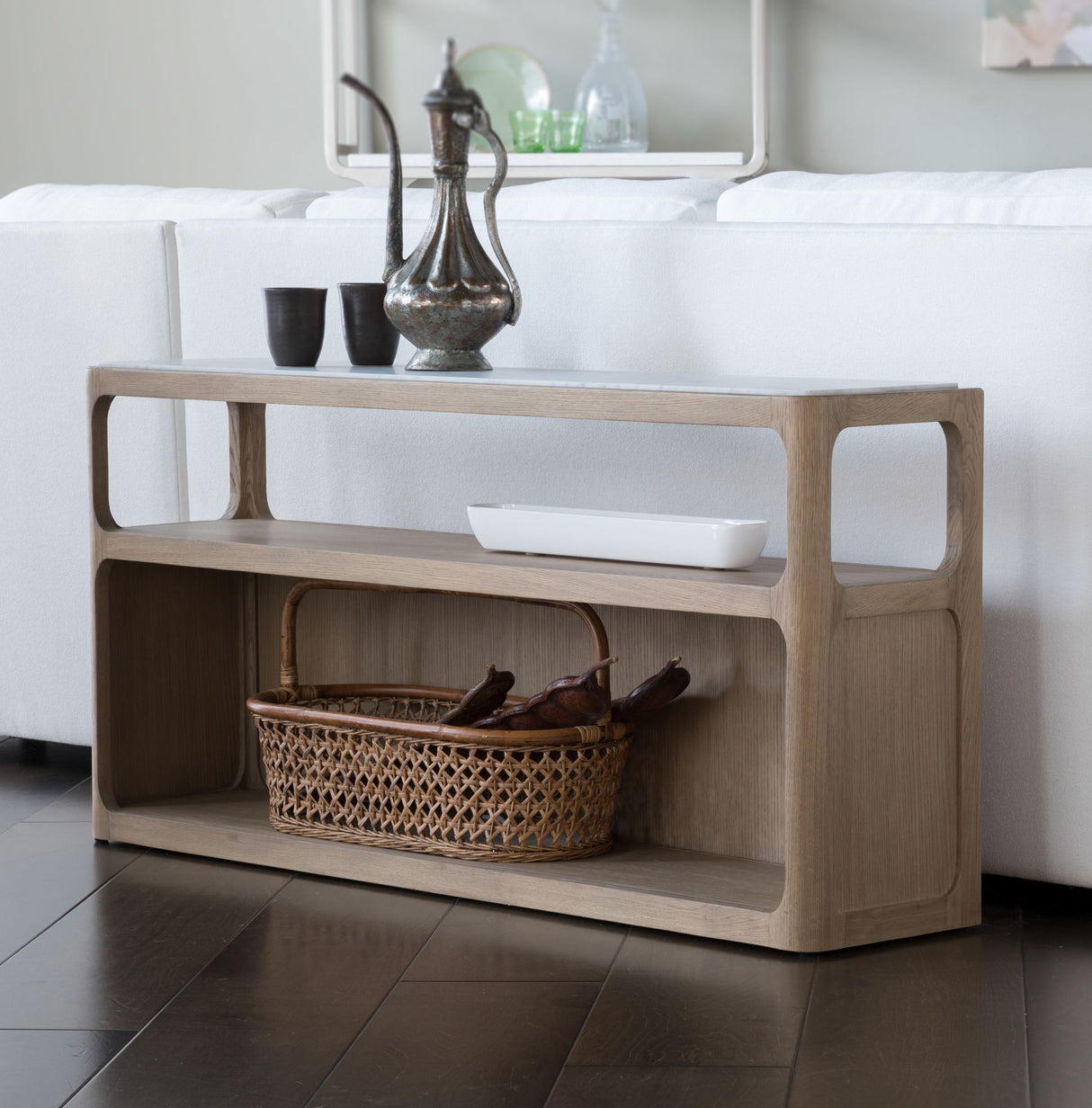 Simpatico - Simpatico Sofa Table - Light Brown