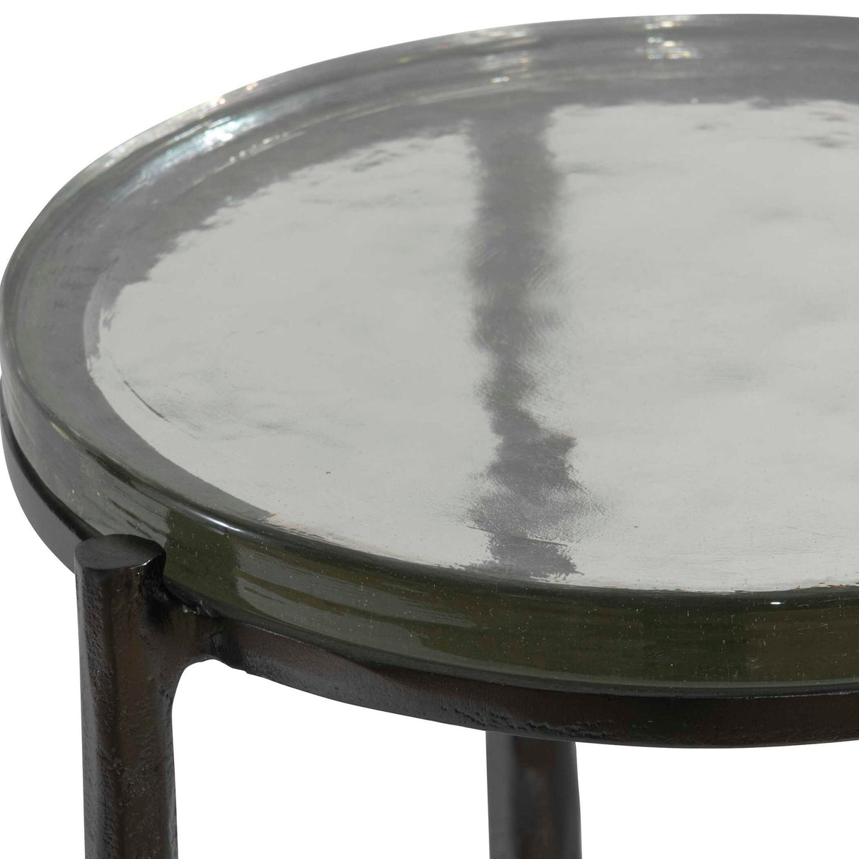 Eternity - Iron & Glass Accent Table