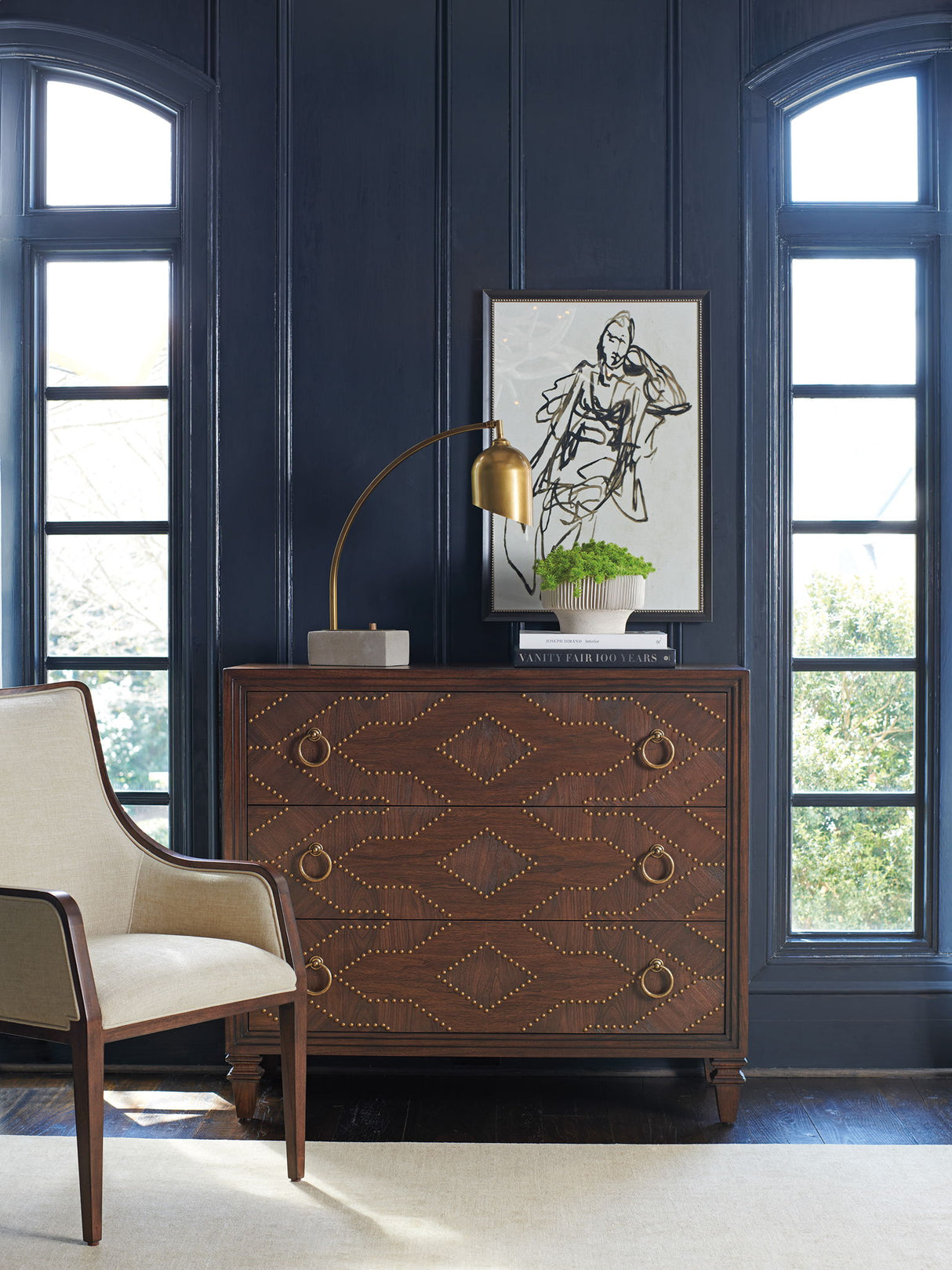 Silverado - Woodland Drawer Hall Chest - Dark Brown