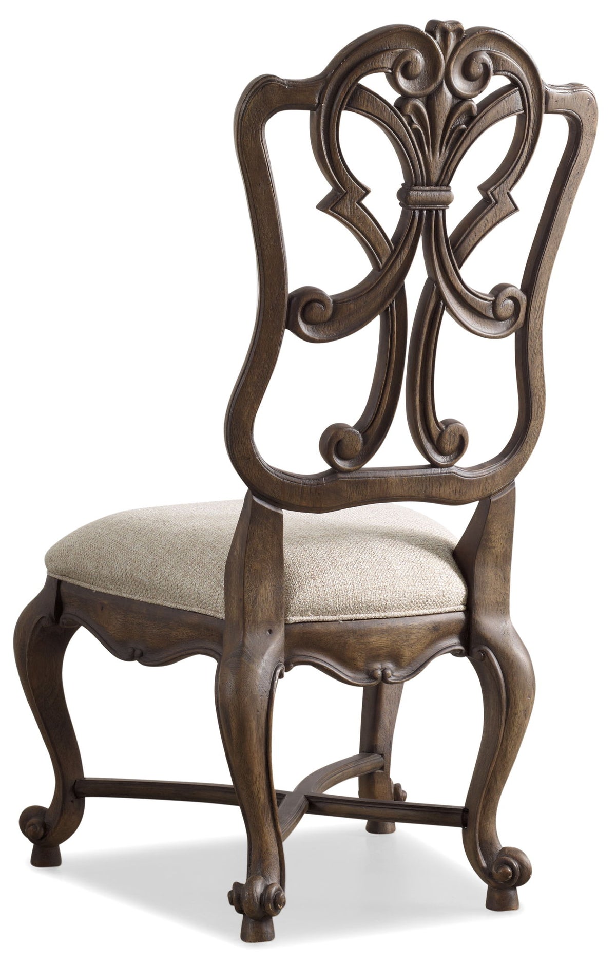 Rhapsody - Wood Back Side Chair (Set of 2) - Beige / Dark Brown