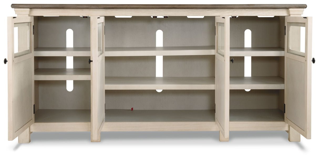 Bolanburg - Extra Large TV Stand - White / Brown / Beige