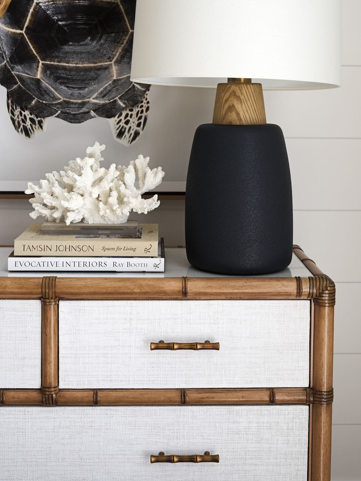 Key Biscayne - Hall Chest - Dark Brown / Pearl Silver