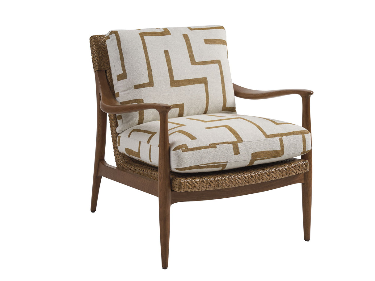 La Costa - Claremont Chair - Dark Brown / Beige