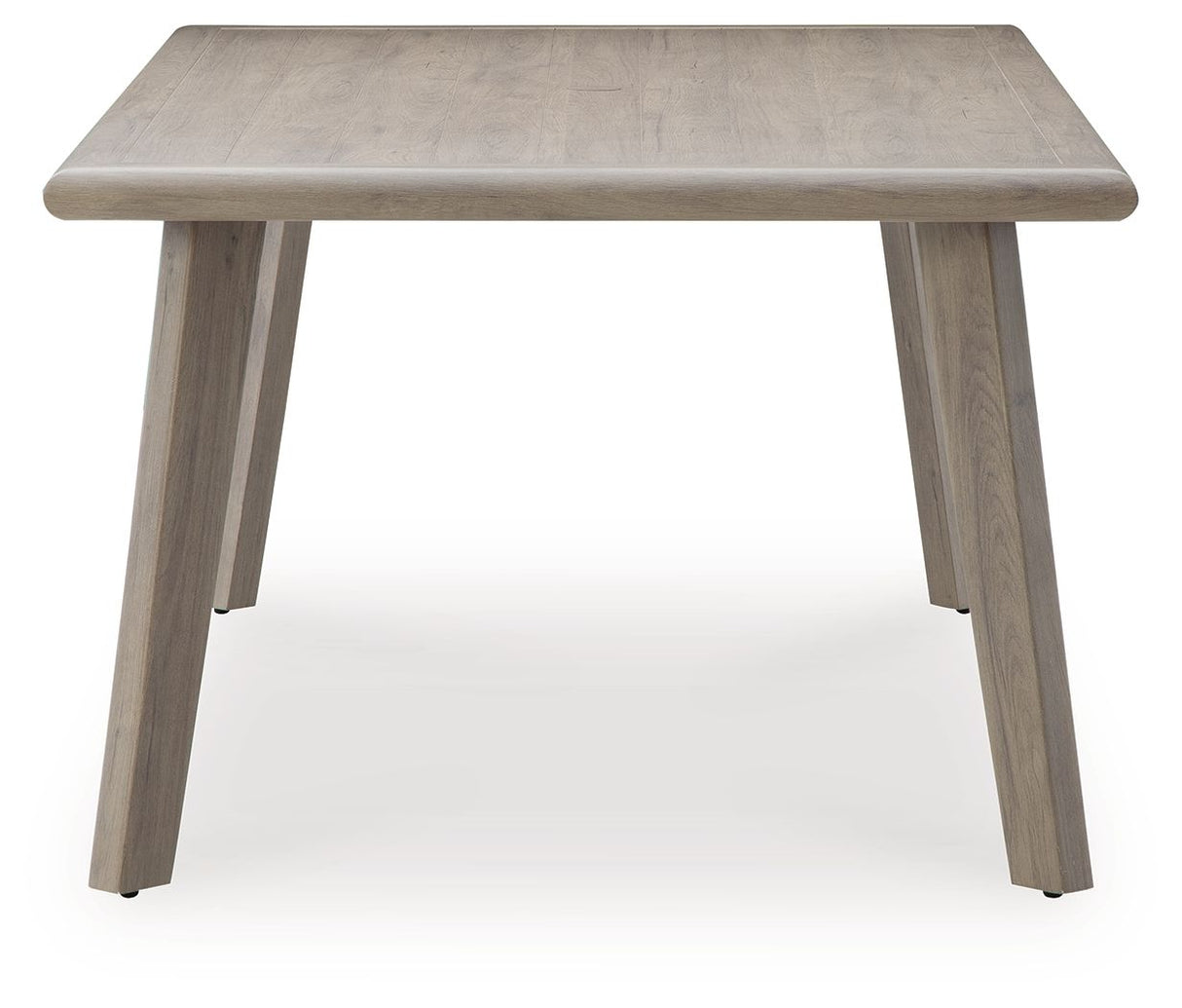 Cliff Trails - Rectangle Dining Table With Umbrella Option - Beige