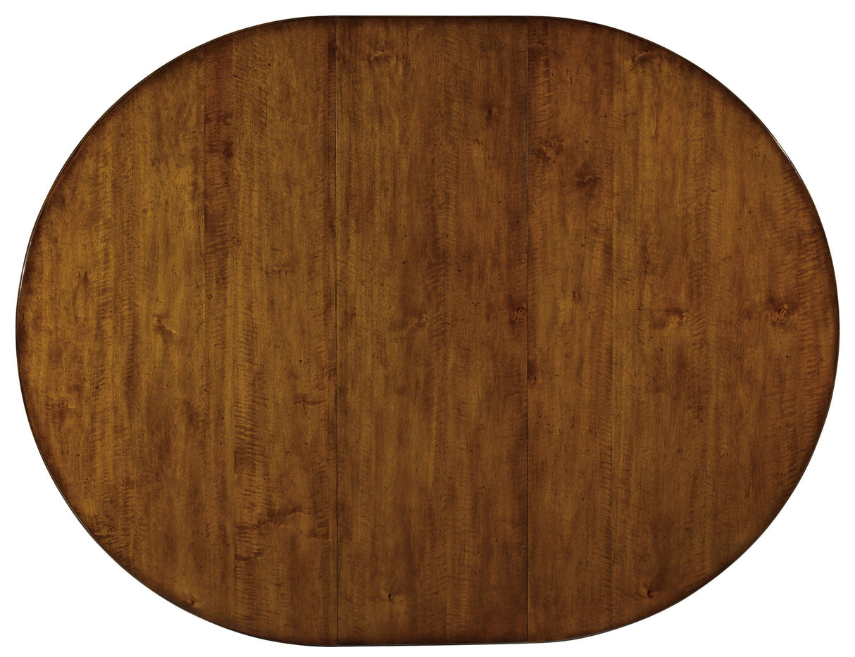 Tynecastle - Round Pedestal Dining Table With One 18" Leaf