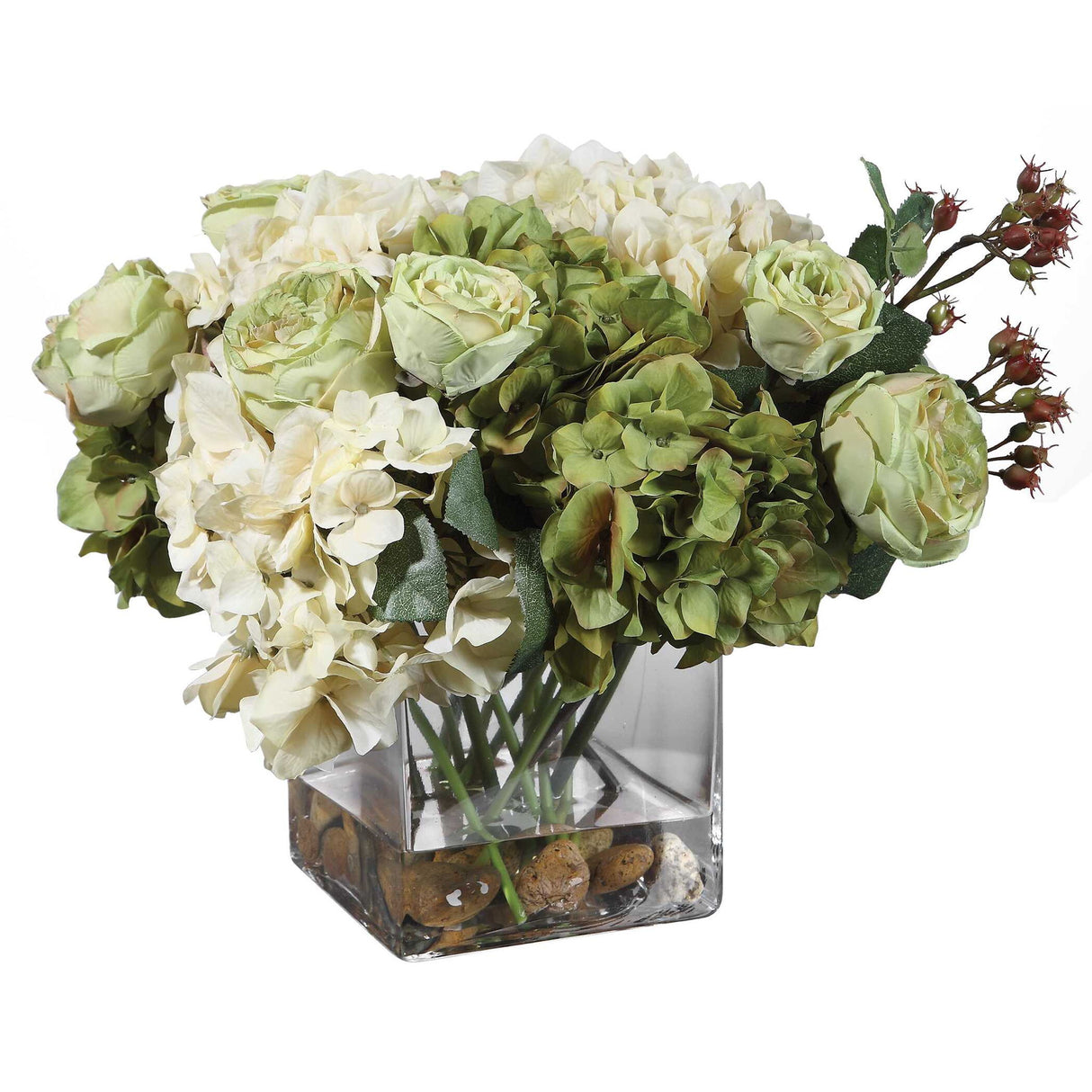 Cecily - Hydrangea Bouquet - Green