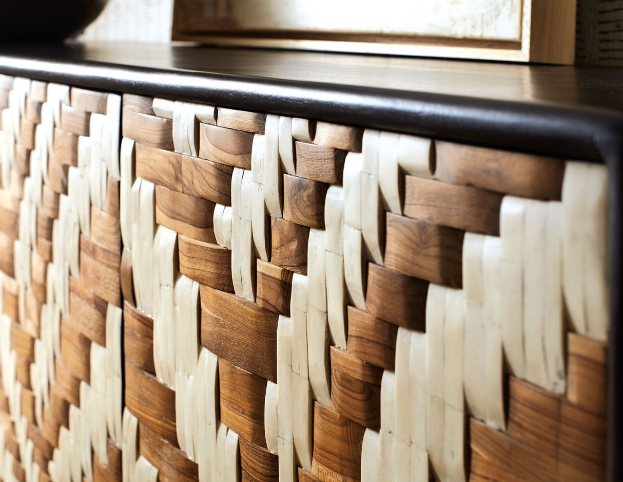 Commerce And Market - Entwined Credenza - Black