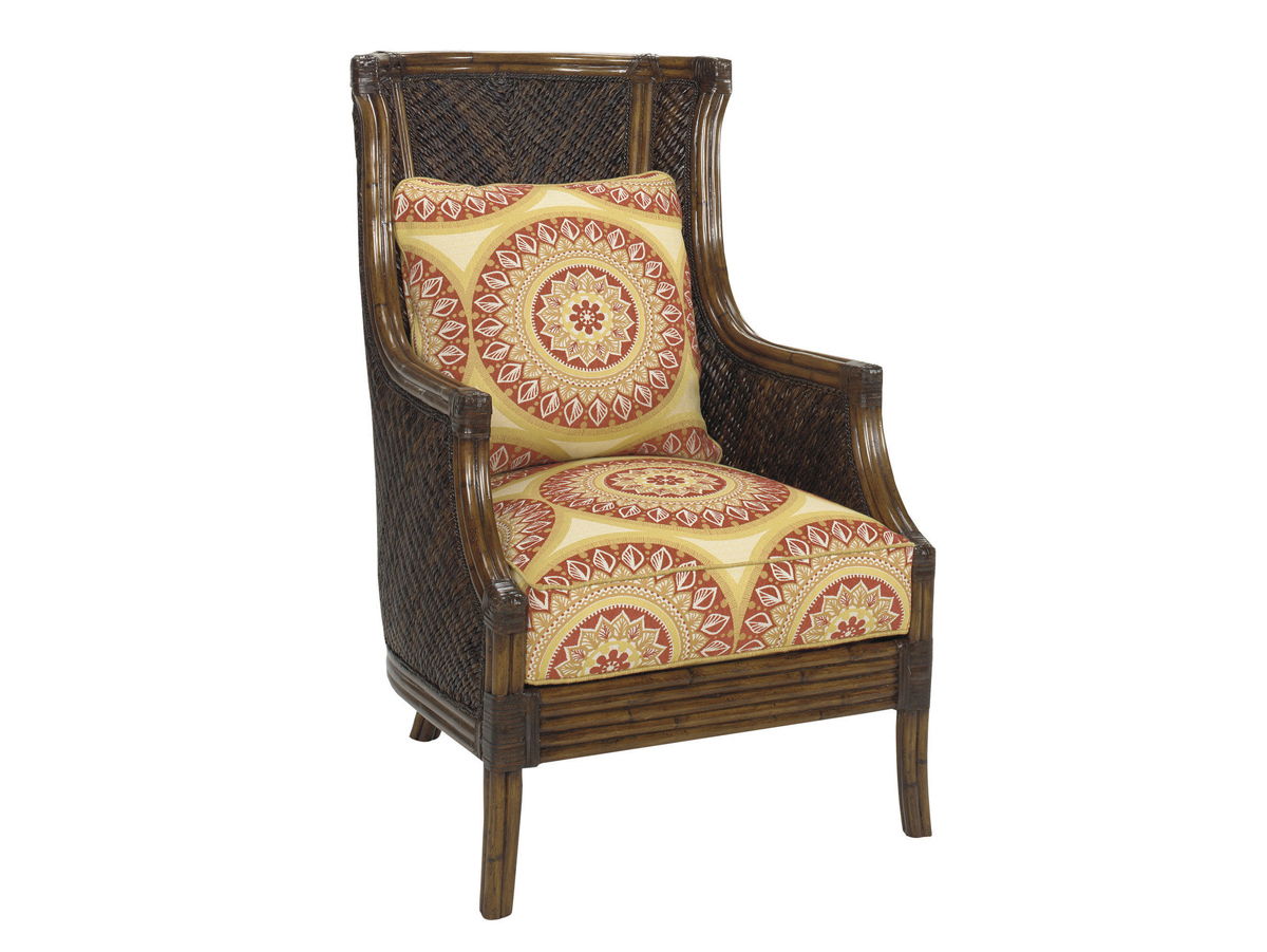 Island Estate - Rum Beach Chair - Light Blue / Dark Brown