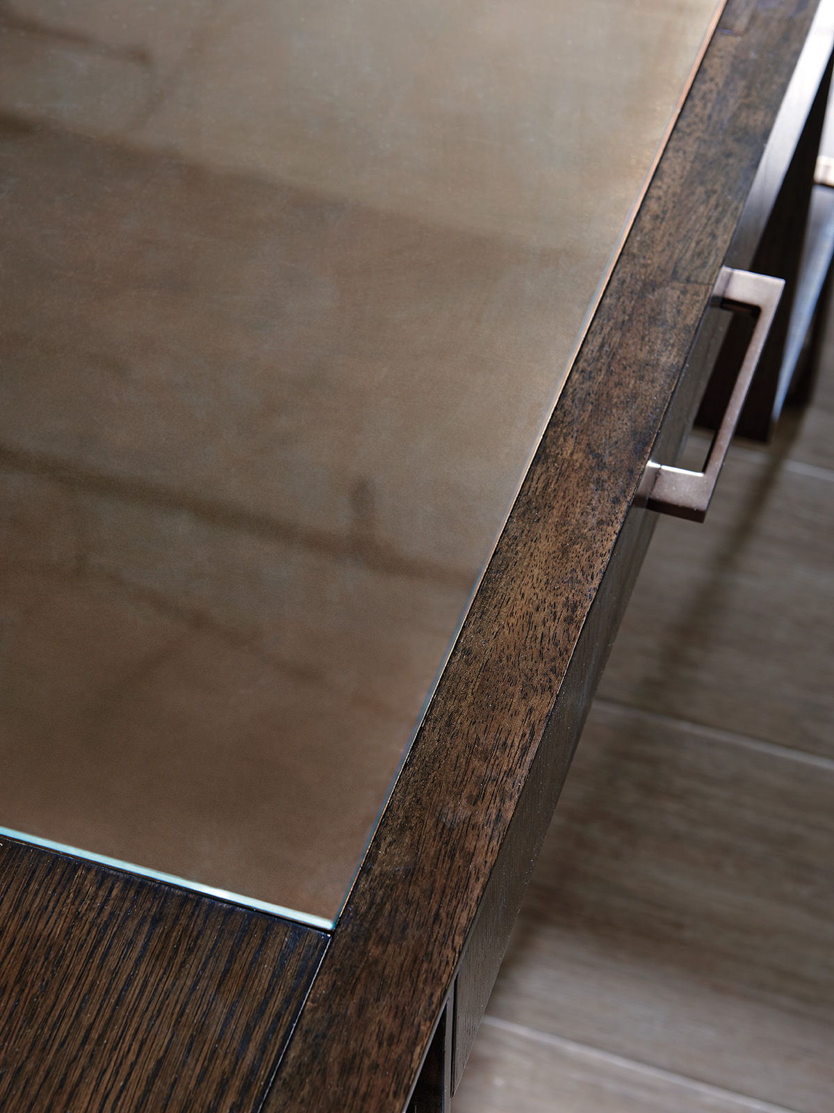 Cross Effect - Structure Desk - Dark Brown