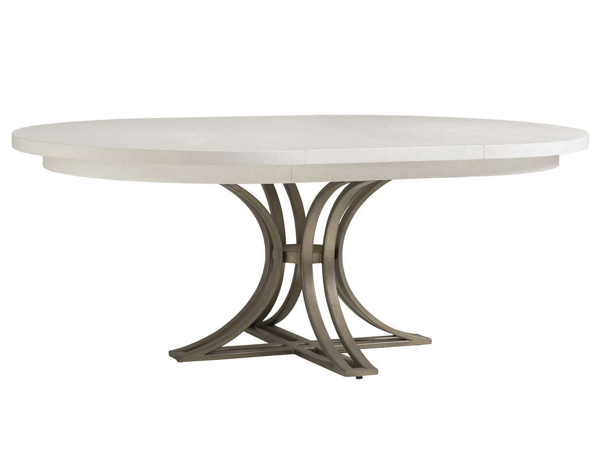 Ocean Breeze - Savannah Round Dining Table - White