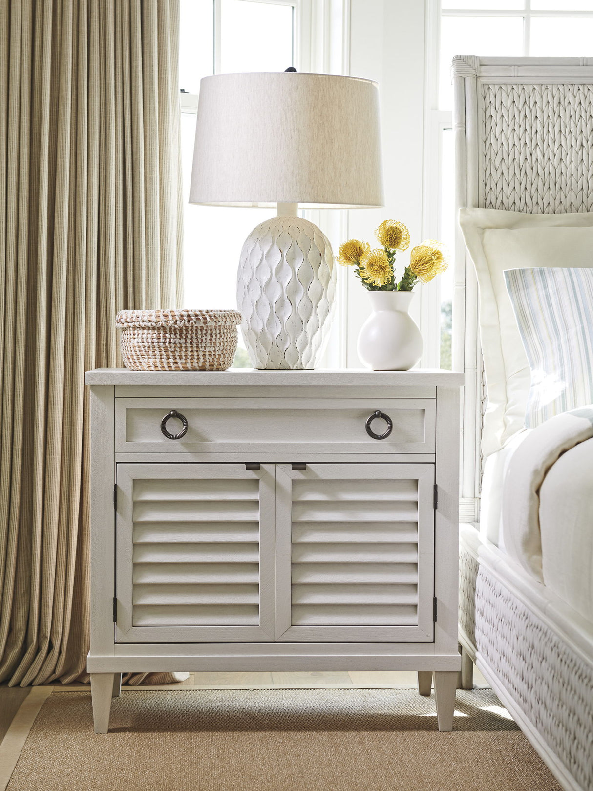 Ocean Breeze - Glades Nightstand - White