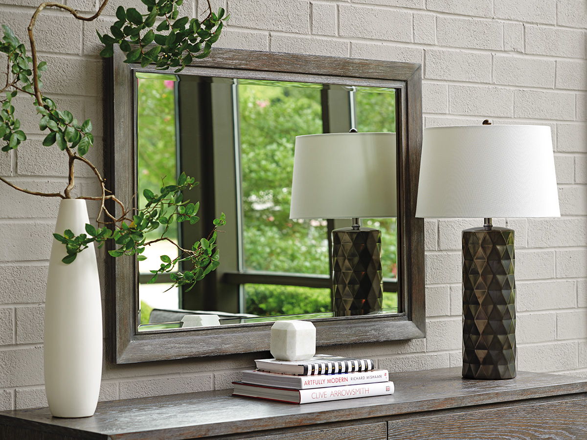Santana - Solana Rectangular Mirror - Dark Brown