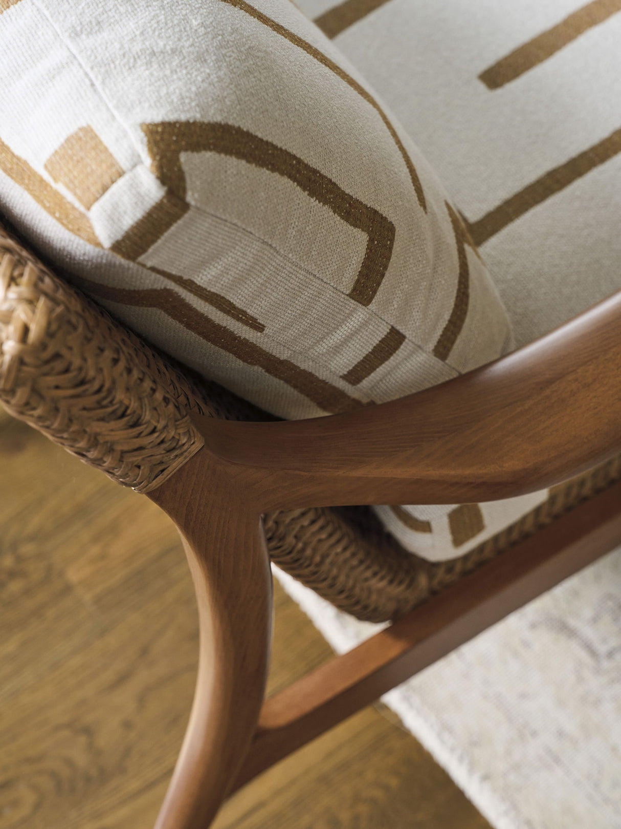 La Costa - Claremont Chair - Dark Brown / Beige