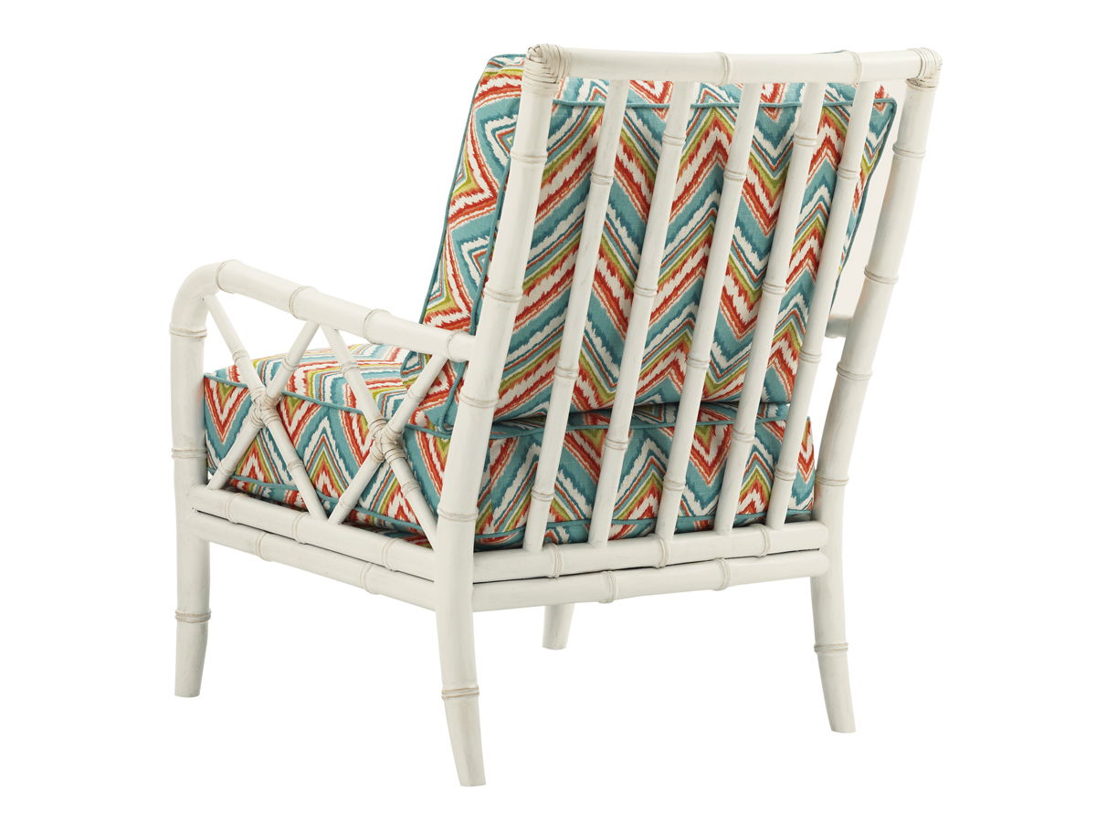 Ivory Key - Heydon Chair - White / Blue