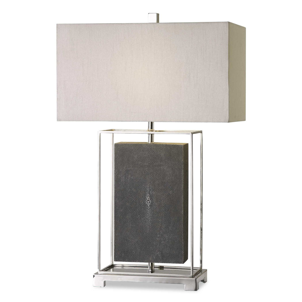 Sakana - Textured Table Lamp - Gray
